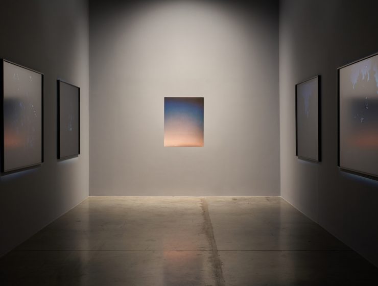 Michael John Whelan, Nocturnes, 2020, installation view at Grey Noise Dubai. Courtesy of the artists and Grey Noise Dubai.