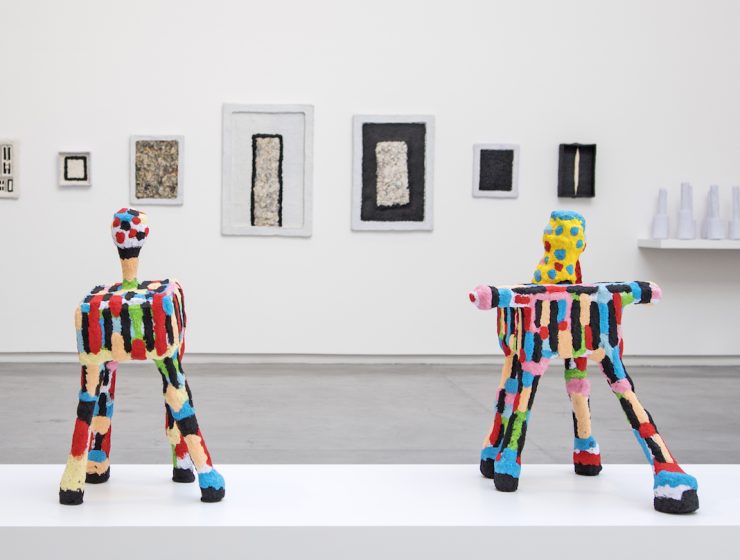 Mohamed Ahmed Ibrahim, various works mixed media installation, dimensions variable. Sharjah Art Foundation, 2018 installation view. Image courtesy of Sharjah Art Foundation.