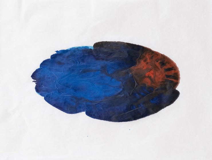 5. Ayesha Sultana, Inhabiting Our Bodies (2024). Watercolour on Japanese silk tissue, 76.2 x 60.96 cm. Image courtesy of the artist