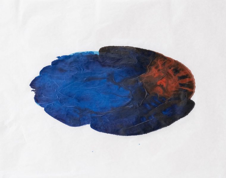 5. Ayesha Sultana, Inhabiting Our Bodies (2024). Watercolour on Japanese silk tissue, 76.2 x 60.96 cm. Image courtesy of the artist