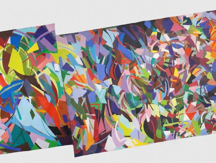 Samia Halaby, Centers of Energy, 1989. Courtesy of the artist, New York. Photo and copyright: Samia Halaby, New York.