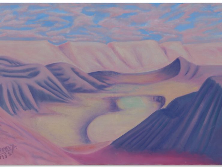 Aref El Rayess (1928, Aley - 2005, Aley)The Desert (estimate £120,000-180,000 | US$160,000-240,000)
