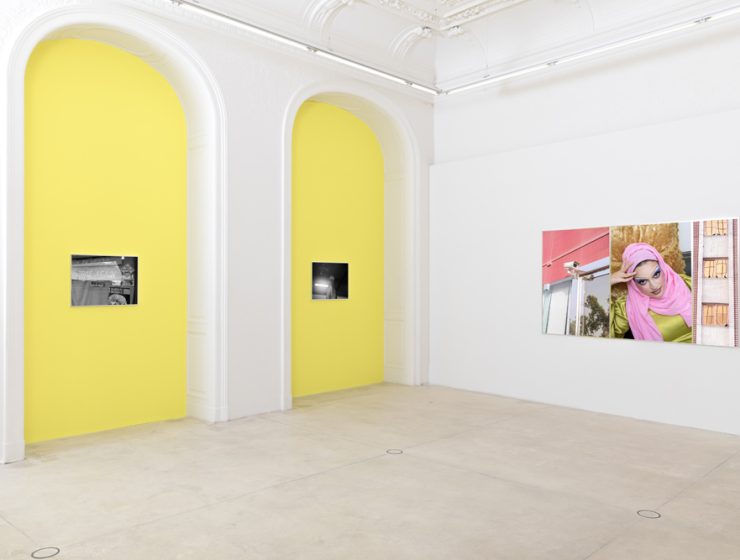 Exhibition view: Farah Al Qasimi, Toy World, 2024, courtesy Galerie Krinzinger and the artist, Photo: Carmen Alber