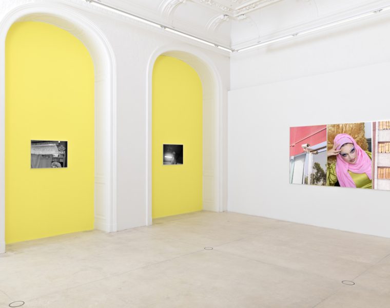 Exhibition view: Farah Al Qasimi, Toy World, 2024, courtesy Galerie Krinzinger and the artist, Photo: Carmen Alber