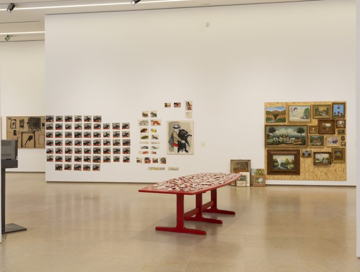 Exhibition view: "Intimate Garden Scene (in Beirut)" (2023). Courtesy of Ashkal Alwan