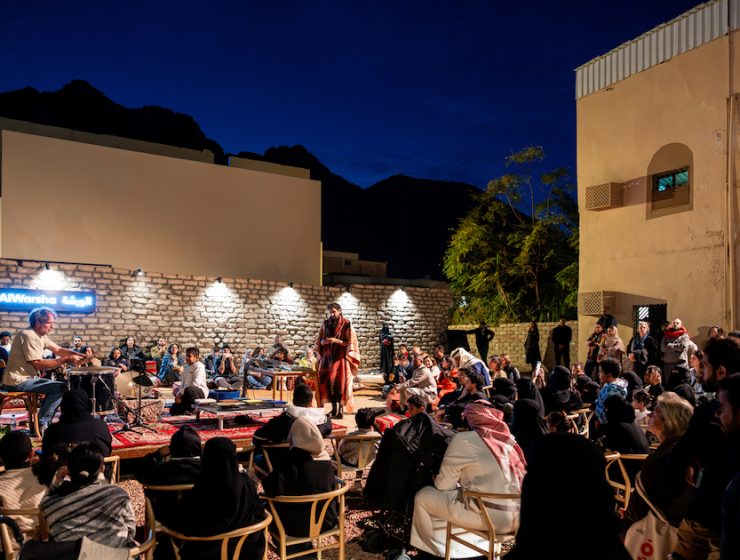 Bayt Al Hams (The Whispering House) by Tarek Atoui - AlUla Arts Festival. Image courtesy Royal Commission for AlUla