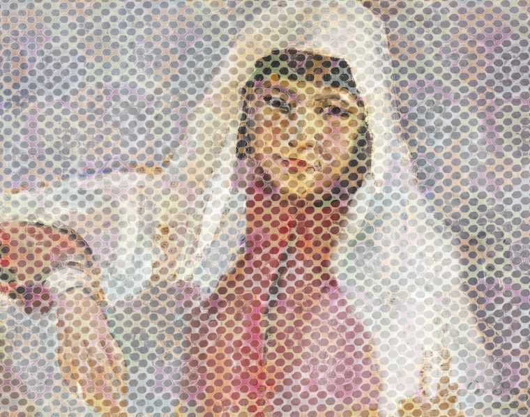 'Vision of Time', Roger Moukarzel and Teal Art Foundation, Circled Fabric V2, 120 cm.
