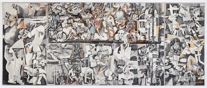 Dia Azzawi Sabra and Shatila Massacre, 2018. Courtesy of DAF, Beirut, 2025