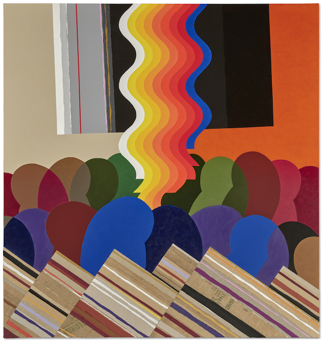 Mohamed Melehi (1936, Asilah – 2020, Boulogne-Billancourt) Untitled (estimate £50,000-70,000 I US$67,000-93,000)