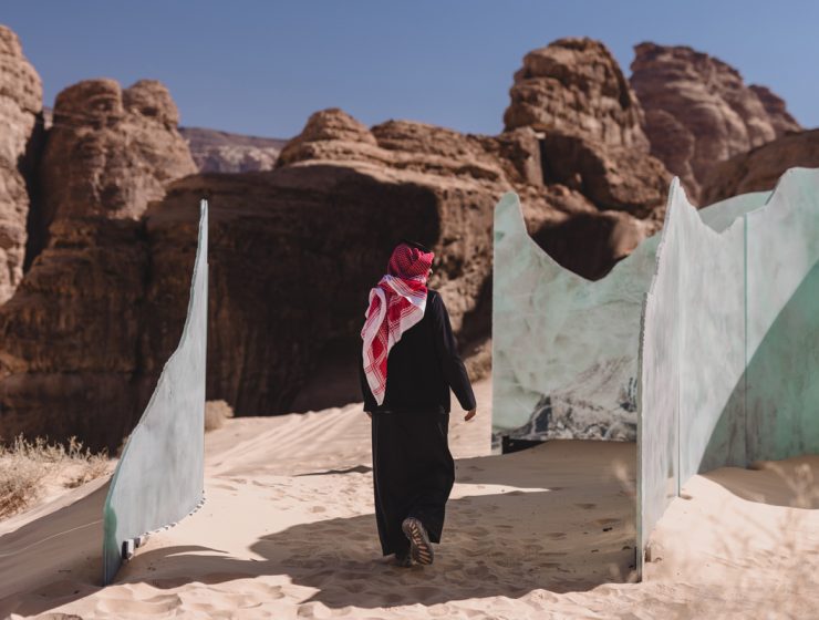 NEUMA – The Forgotten Ceremony by Sarah Brahim and Ugo Schiavi - AlUla Arts Festival. Image courtesy Royal Commission for AlUla