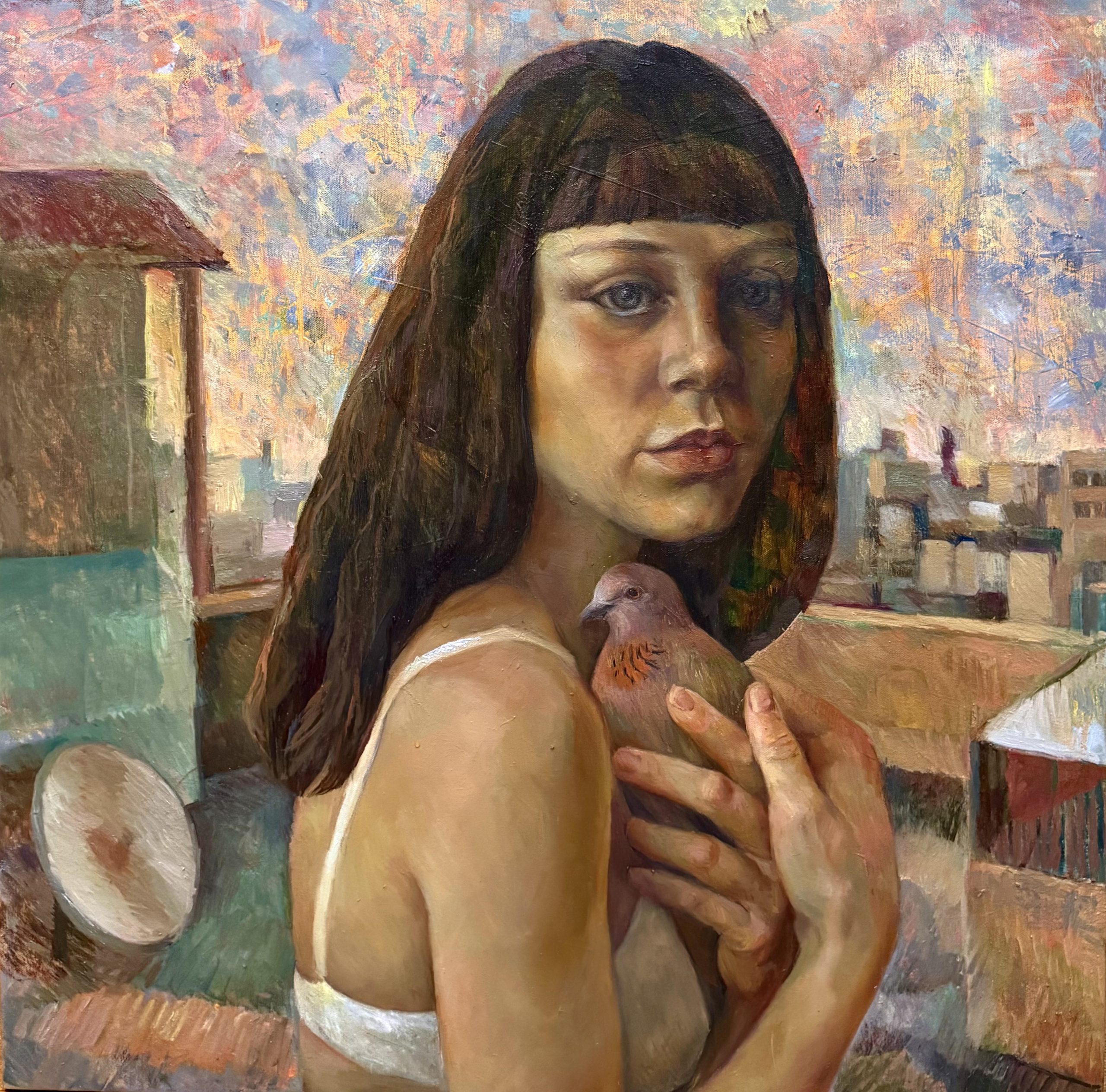 NYSTEN, Ancestral Interference II HST68x68cm, 2026