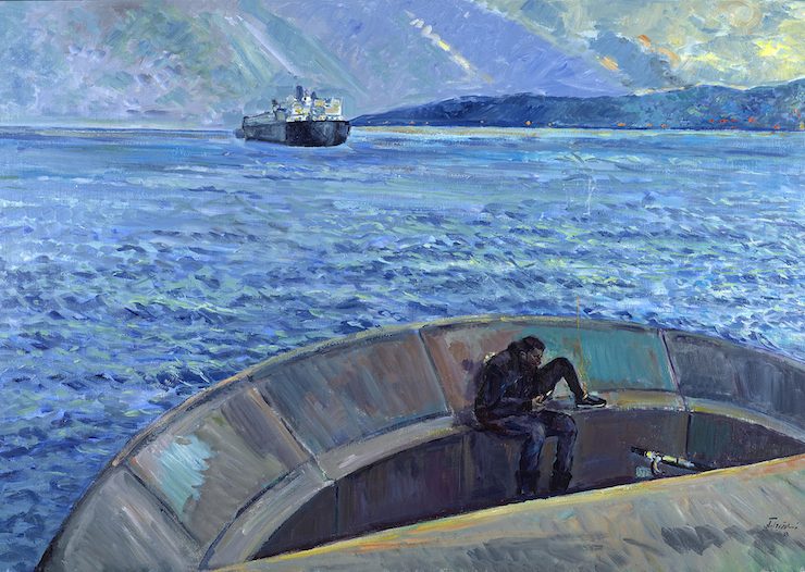 Oussama Baalbaki, Untitled, Acrylic on canvas, 200x300cm, 2023