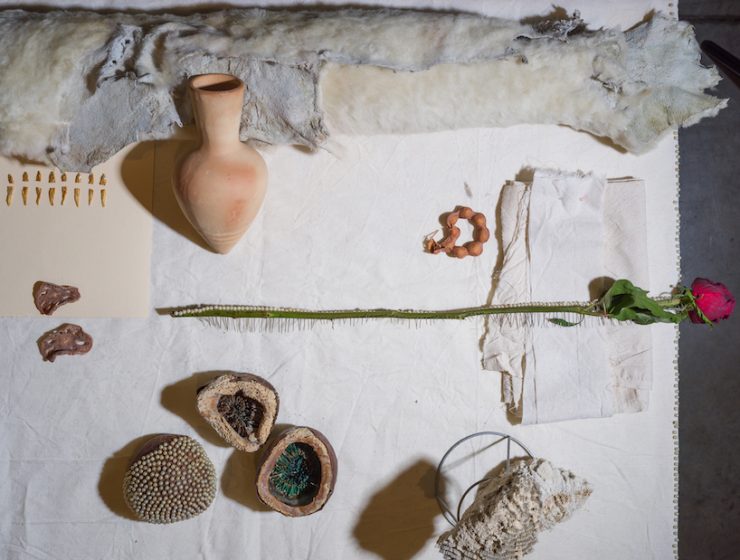 Detail of Richi Bhatia’s Assemblage Bed One, (2014 – 2024)