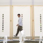 Saudi architect Fares Al-Osaimi and his artwork BAYN