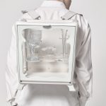 Taus Makhacheva, And What Did You Say? Cabinet-like backpack, 2026. Photo by Anastasia Krupina