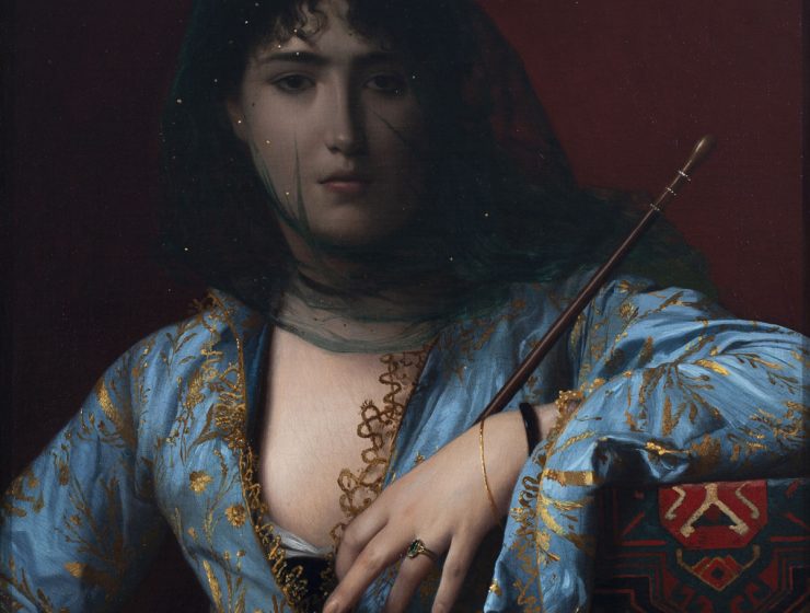 Jean-Léon Gérôme (1824 - 1904) Veiled Circassian Lady Oil on canvas, 1876 41 x 33 cm Lusail Museum, OM.696 ©Lusail Museum, Qatar Museums