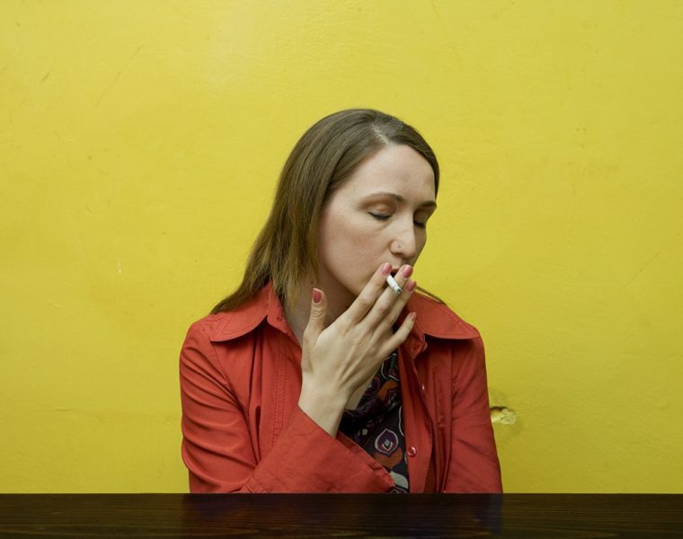Celine Khawam from the Series Smoking Area, 2007.