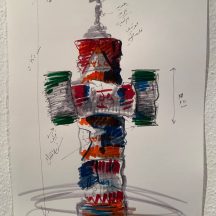 Totem Sketch inspired by Indian totems.