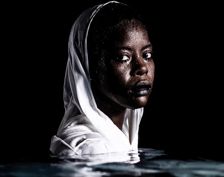 Alun Be, OUT OF WATER - Evol Series, 2019. Courtesy LouiSimone Guirandou Gallery