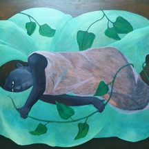 Soad Abdelrasoul, Plongee dans la nature, 2017. Courtesy of Mashrabia Gallery of Contemporary Art