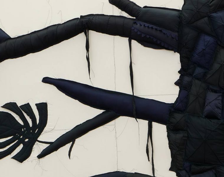 Hoda Tawakol, Delicious Monster #15, 2022. Fabric, wadding, thread, 250 x 520 x 150 cm. Photos: Mareike Tocha
