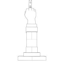 MAURIZIO CATTELAN, L.O.V.E. #0001. Image courtesy of the artist © Archivio Maurizio Cattelan.