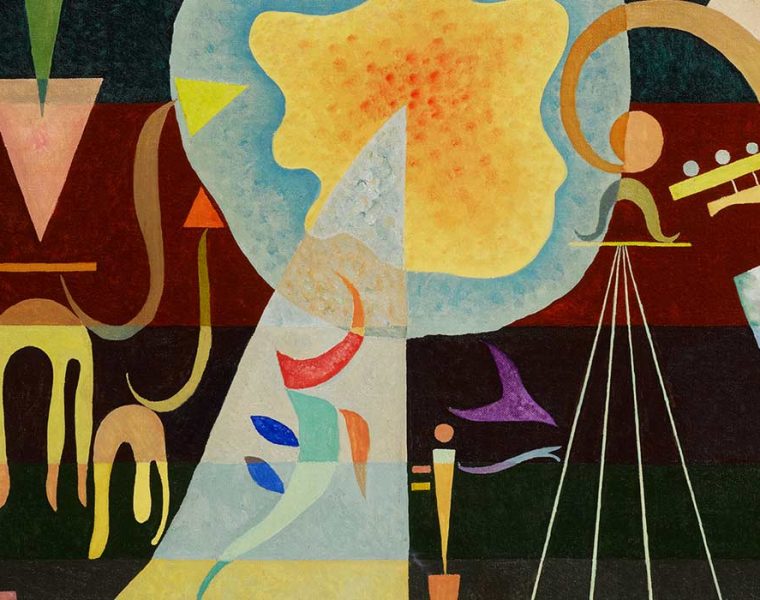 Wassily Kandinsky, Tensions calmées, 1937. Oil on canvas, 89.3 x 116.6 cm