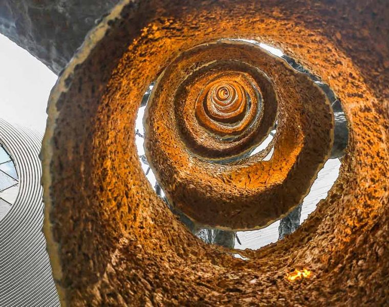 Giuseppe Penone, Source of Light, View from below. Courtesy of King Abdulaziz Centre for World Culture