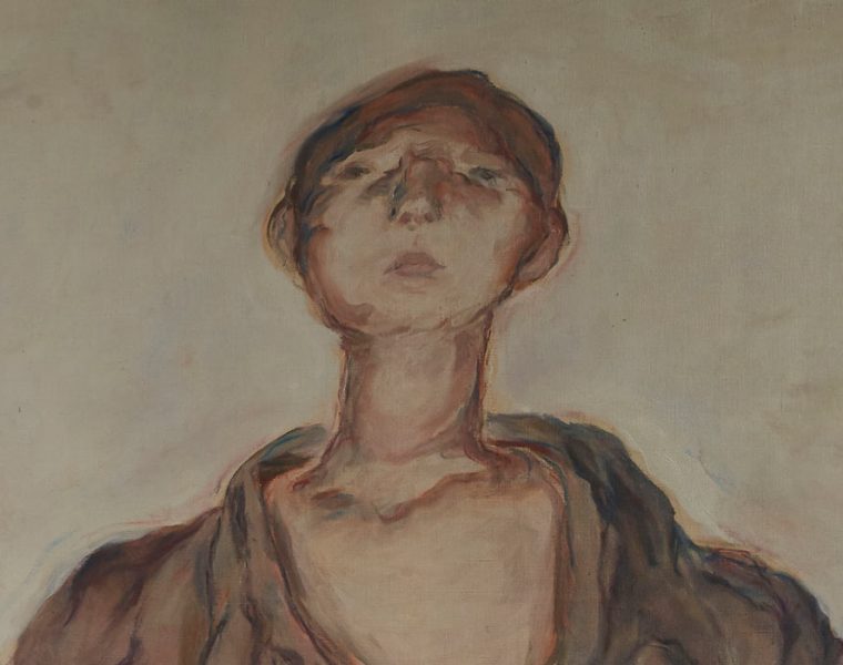 Marwan Kassab-Bachi, The Three Palestinian Boys, 1970. Oil on canvas, 130 x 162 cm. “Courtesy of the Barjeel Art Foundation, photographed by Capital D” Artwork chosen by Omar Kholeif