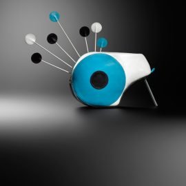 Benoit Méléard, shoe “ Hommage à Calder ”, collection “ O ”, 1999. Paris, Museum of Decorative Arts © MAD , Paris / photo: Hughes Dubois