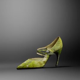 Roger Vivier for Christian Dior - Woman's pump and his “Choc” heel Paris, 1955. Museum of Decorative Arts © MAD Paris / Photo : Hughes Dubois
