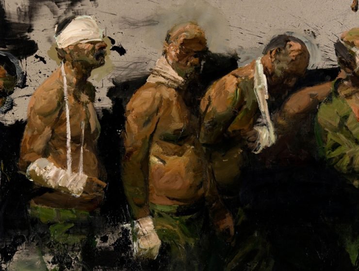 Serwan Baran, Untitled, 2020. Acrylic on canvas, 200 x 325 cm. Photography by Paul Hennebelle, courtesy of Saleh Barakat Gallery.