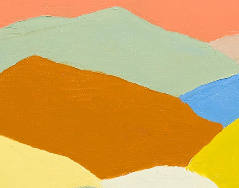 Etel Adnan, 'Untitled', 2015, oil on canvas, 38 x 46 cm. Collection Jean Frémon. © The Estate of Etel Adnan. Courtesy Galerie Lelong & Co., Paris/New York