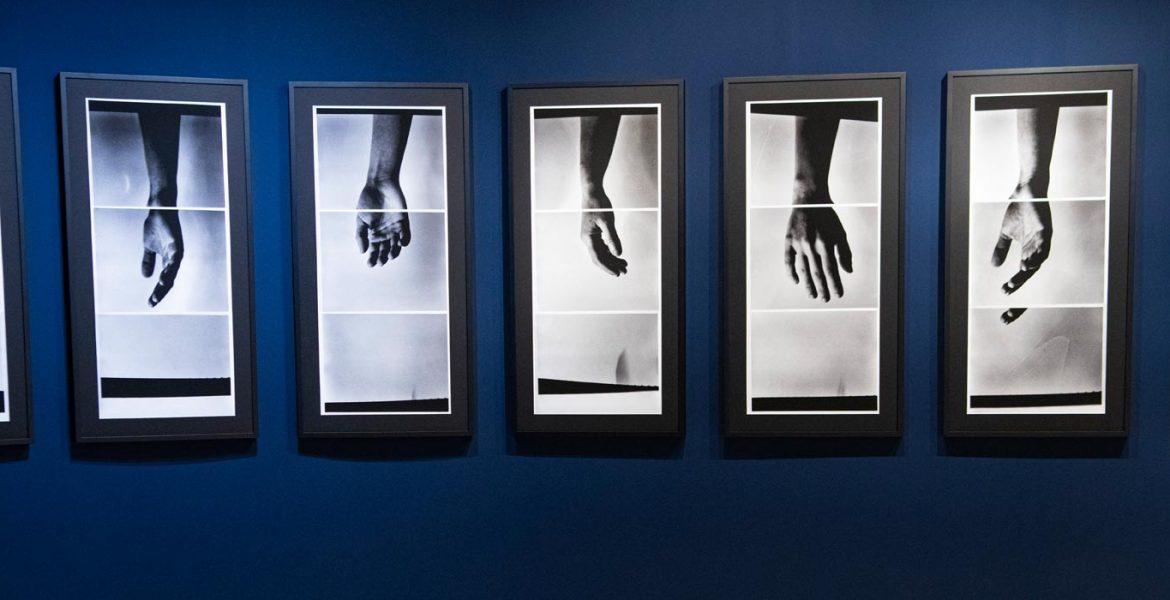 Mai Al Moataz, The Key is to Meat in The Middle, 2017. Silver gelatin prints on warmtone fibre