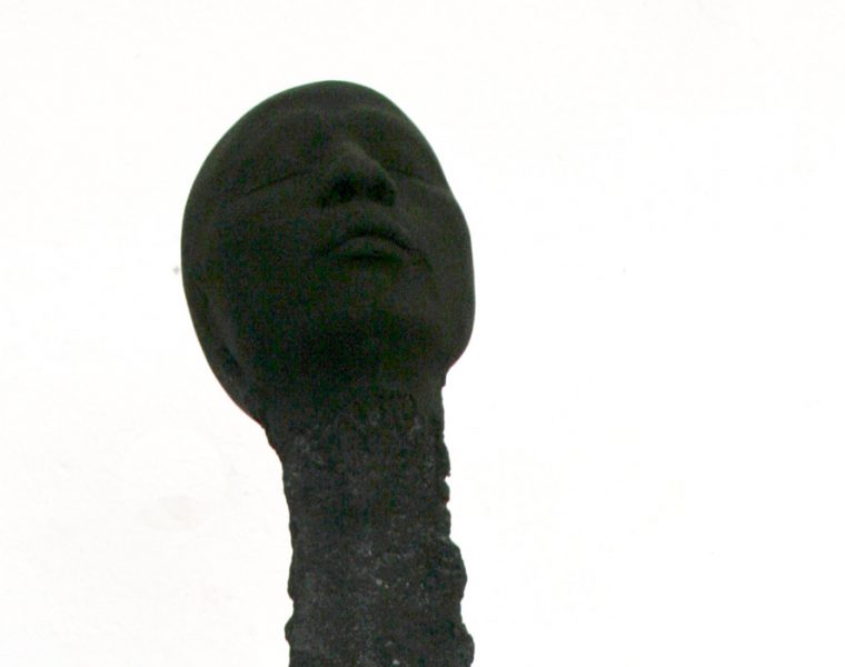 Wolfgang Stiller, Matchstick Man, 2014. Wood, polyurethane, paint, approximately 158 cm. Courtesy of Mark Hachem Gallery