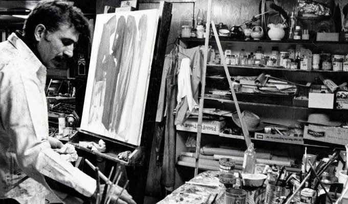 Paul Guiragossian at his studio