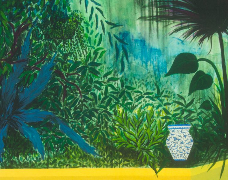 Bashar Alhroub, Silent Garden #1, 2019-2020. Printed on Shil - Creative Textured Paper 320, 29.7 x 42 cm. Courtesy of the Zawyeh gallery